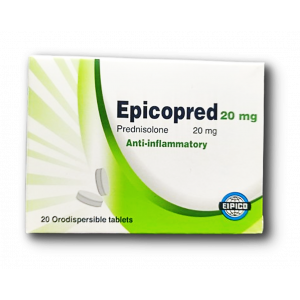 EPICOPRED 20 MG ( PREDNISOLONE ) 20 ORODISPERSIBLE TABLETS